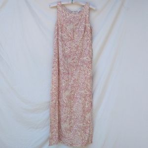 VTG Casual Corner Paisley Linen Sheath Dress-6